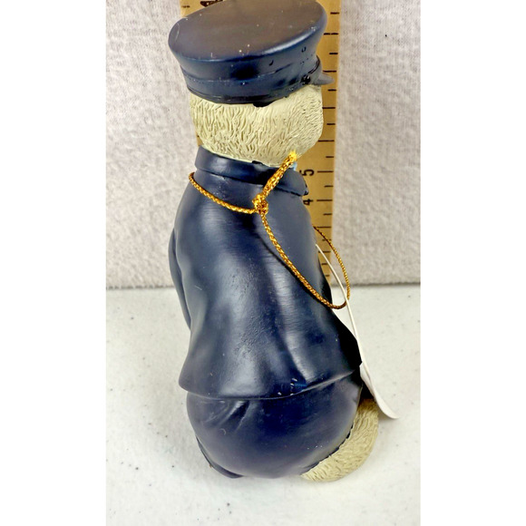 Hamilton Furr-Ever Firefighter Tails of Honor Resin Cat 4" Figurine Collectible - Picture 5 of 8